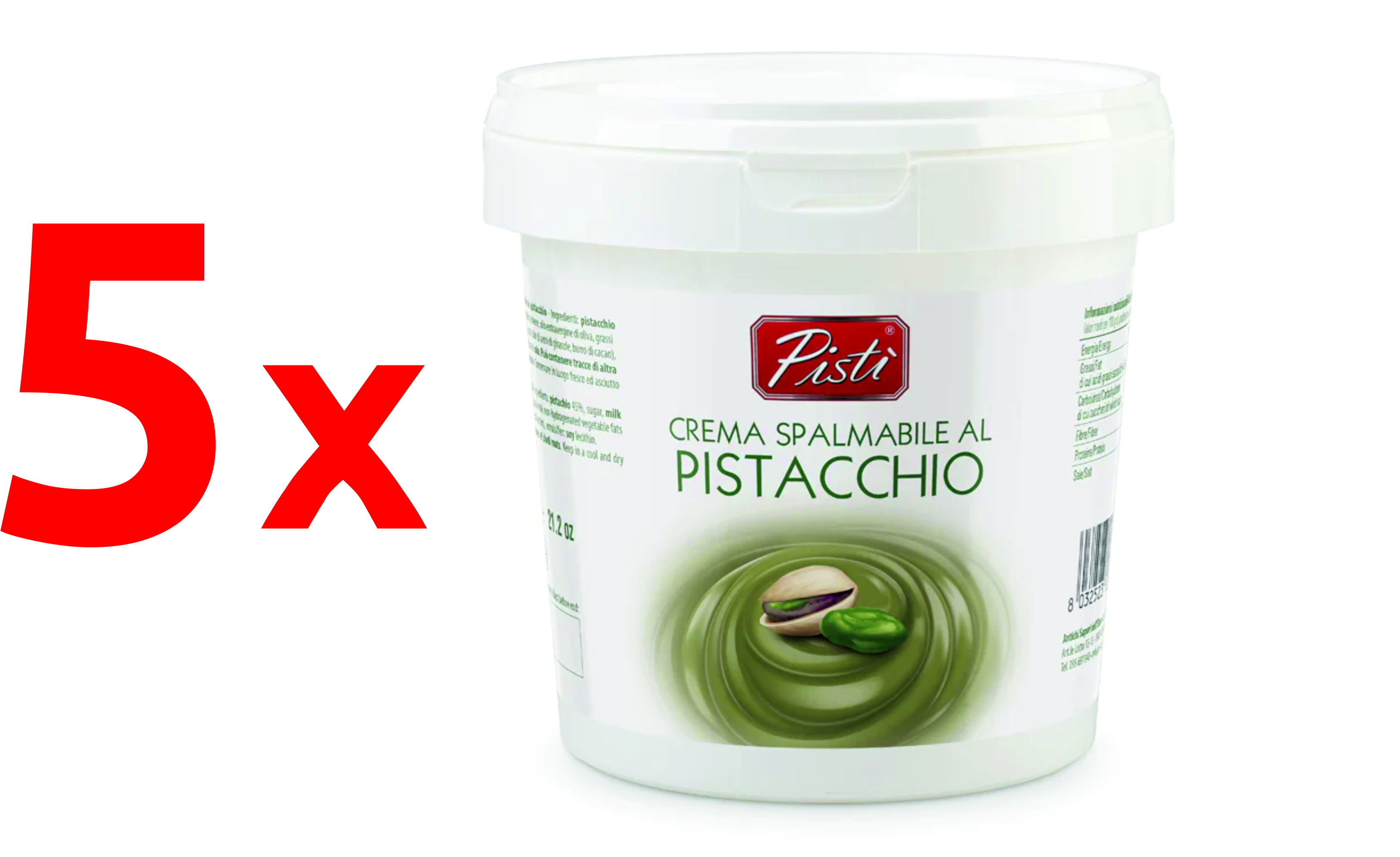 5x 1 kg Pistáciový krém 45% - Pisti